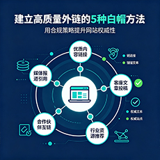 北海建站-建立高质量外链的5种白帽方法